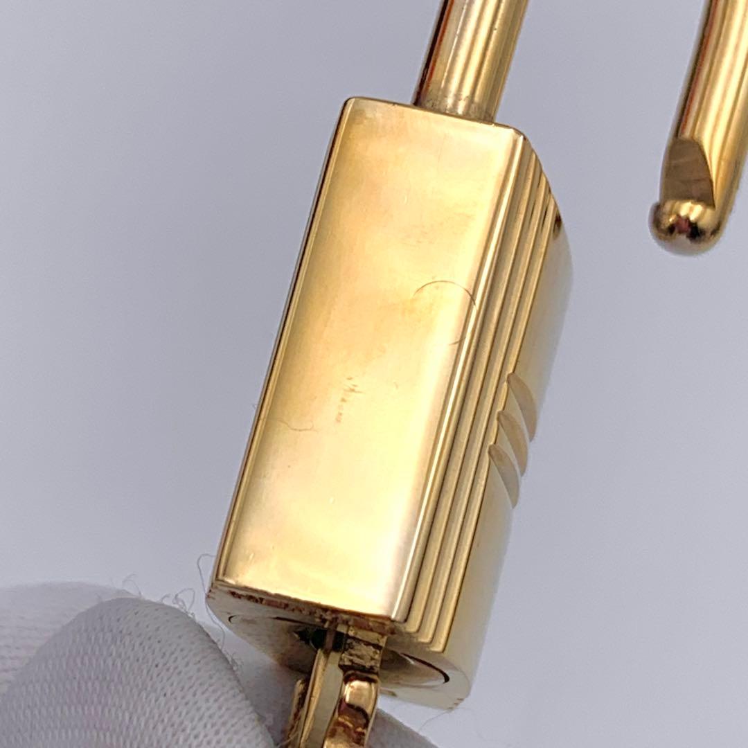 HERMES エルメス カデナ 101番 ゴールド 24Kメッキ 鍵付き 南京錠