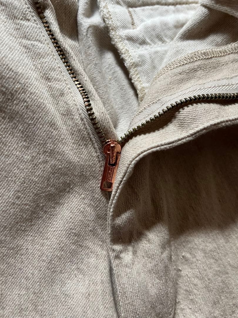 レア LVC 復刻 50s ワークパンツ 綿麻 リーバイス