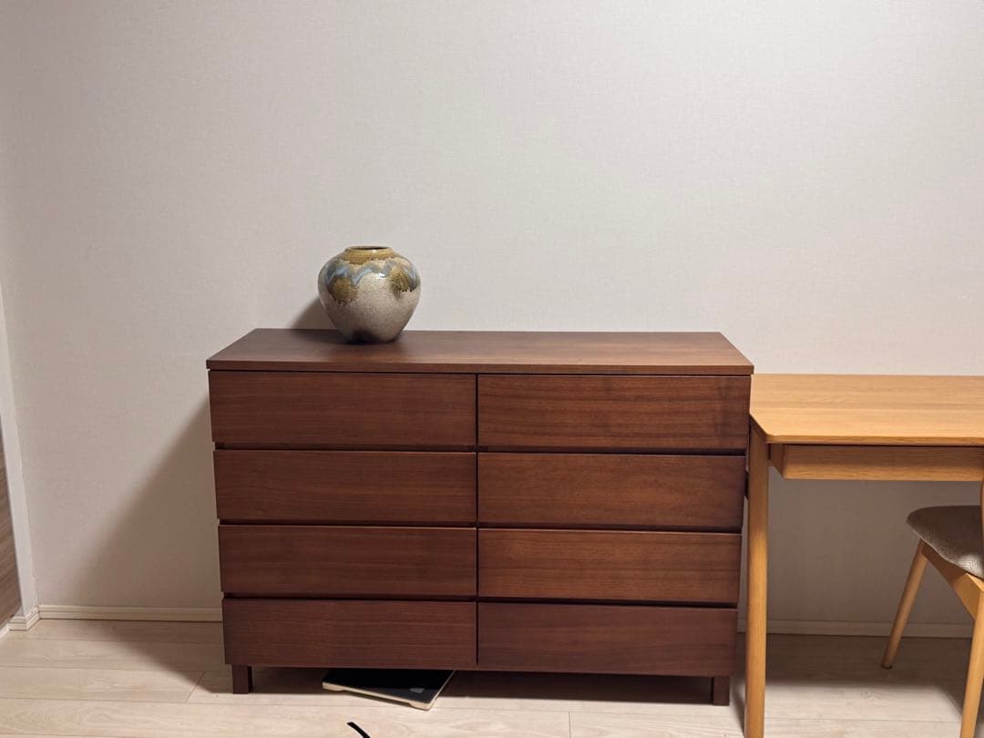 無印良品木製チェスト　ブラウン