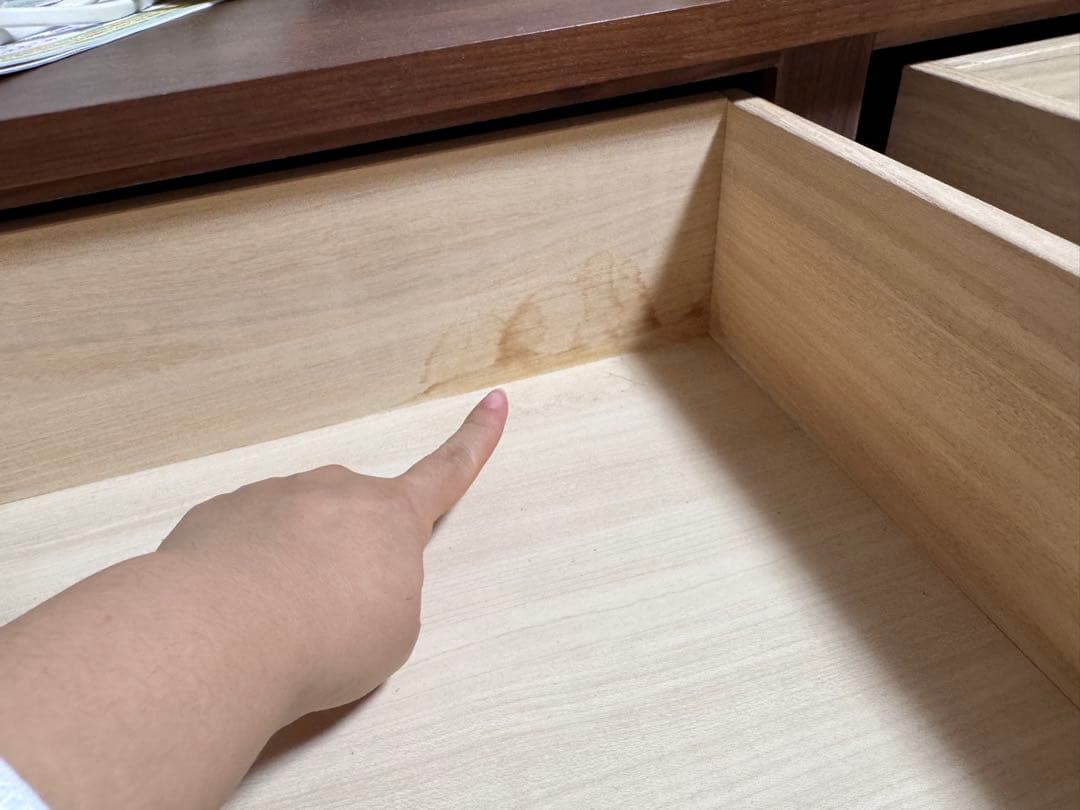 無印良品木製チェスト　ブラウン