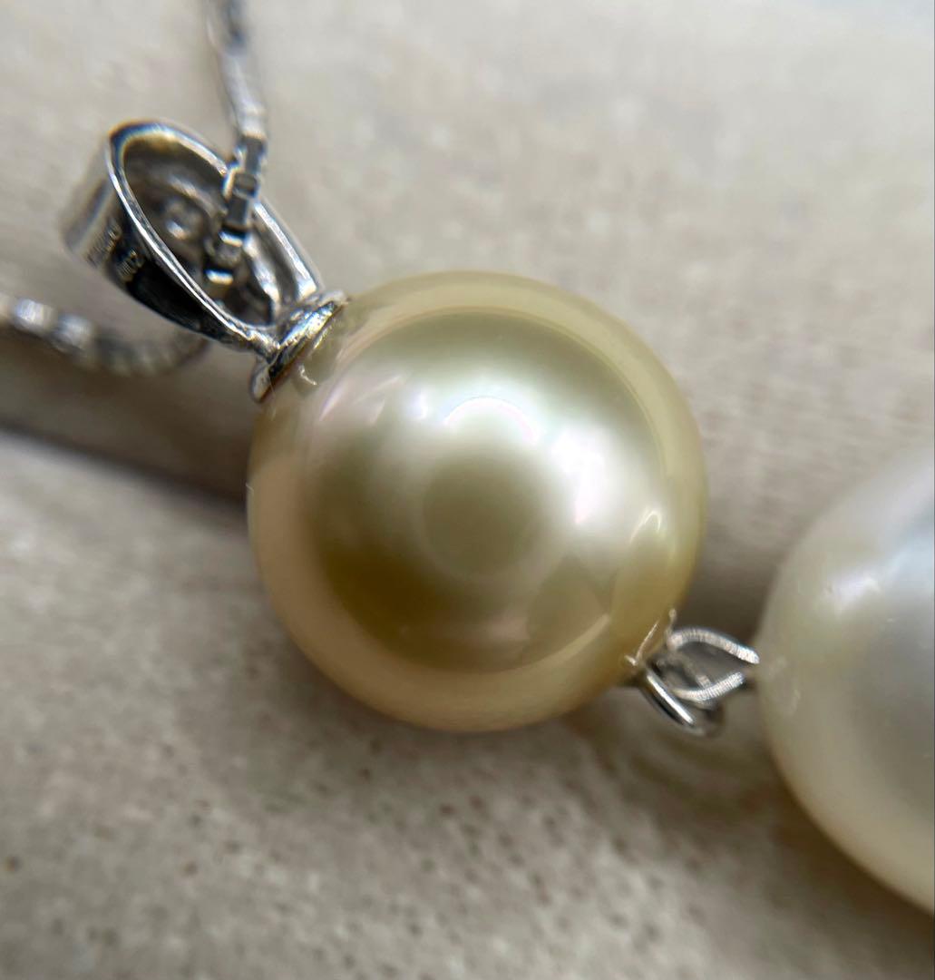 専用JA100★高級 スリーカラーパール ダイヤ K18WG ヘッド 鑑付