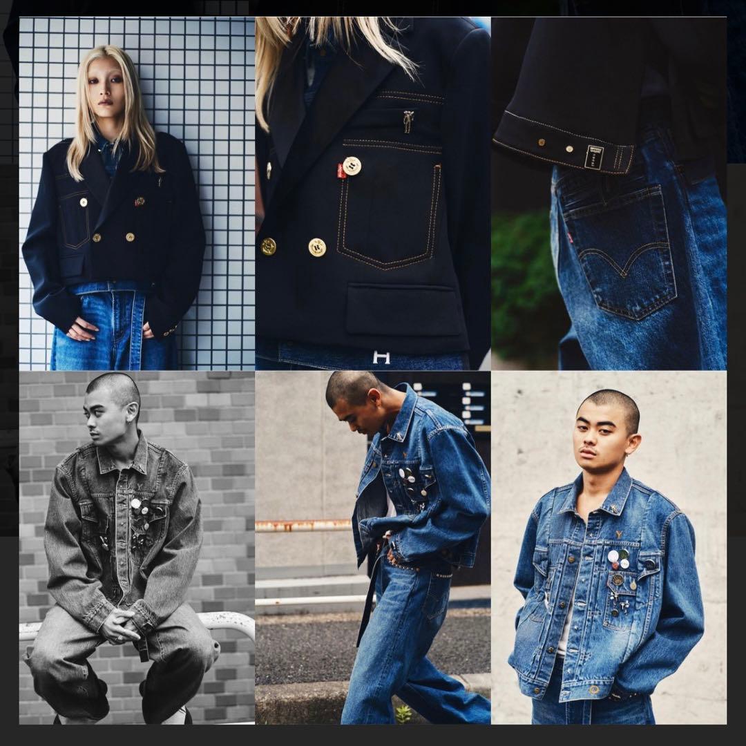 sacai Levi’s ピンバッジ ピンズ リーバイス サカイ