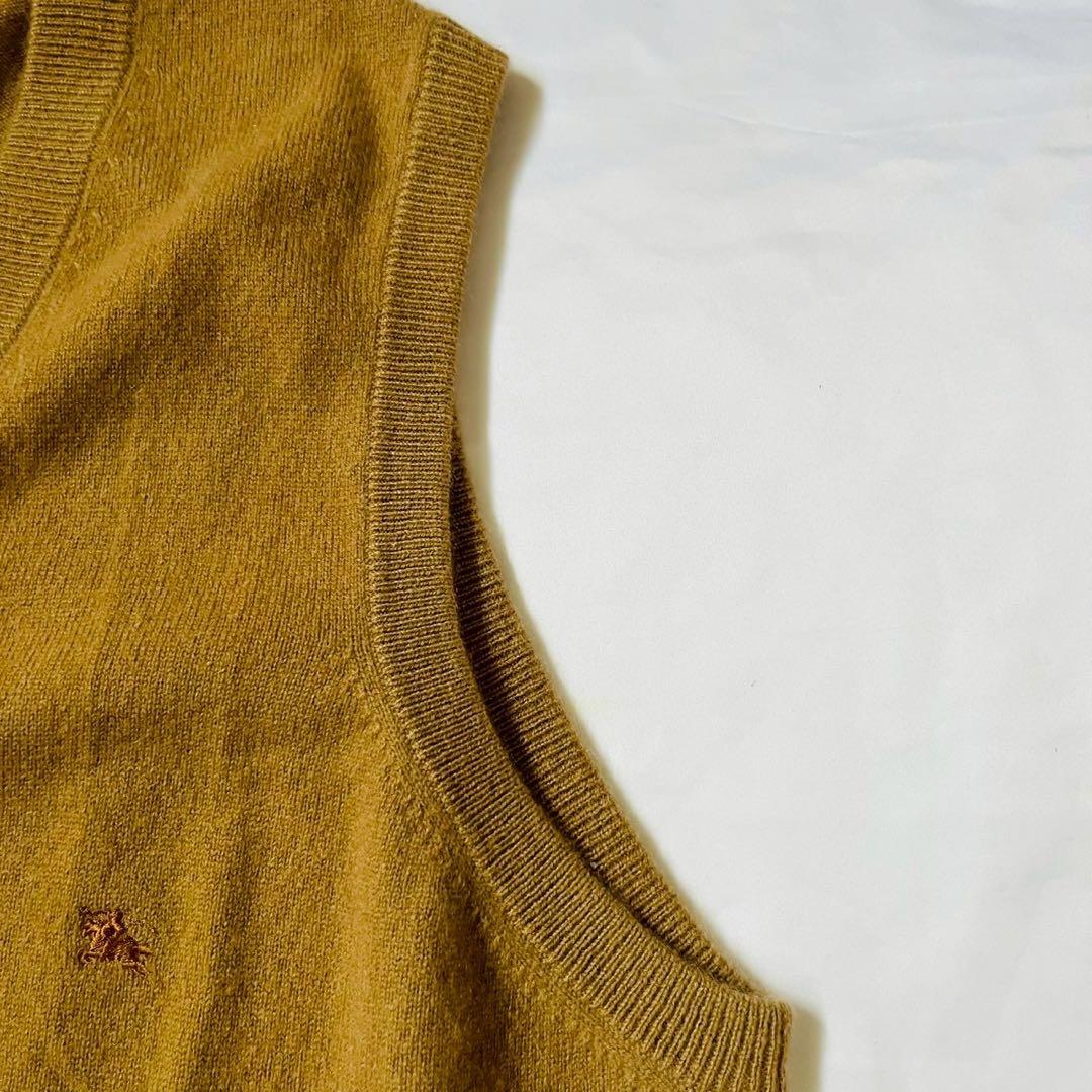 BUREBERRY LONDON バーバリー カシミア100 ベスト ブラウン