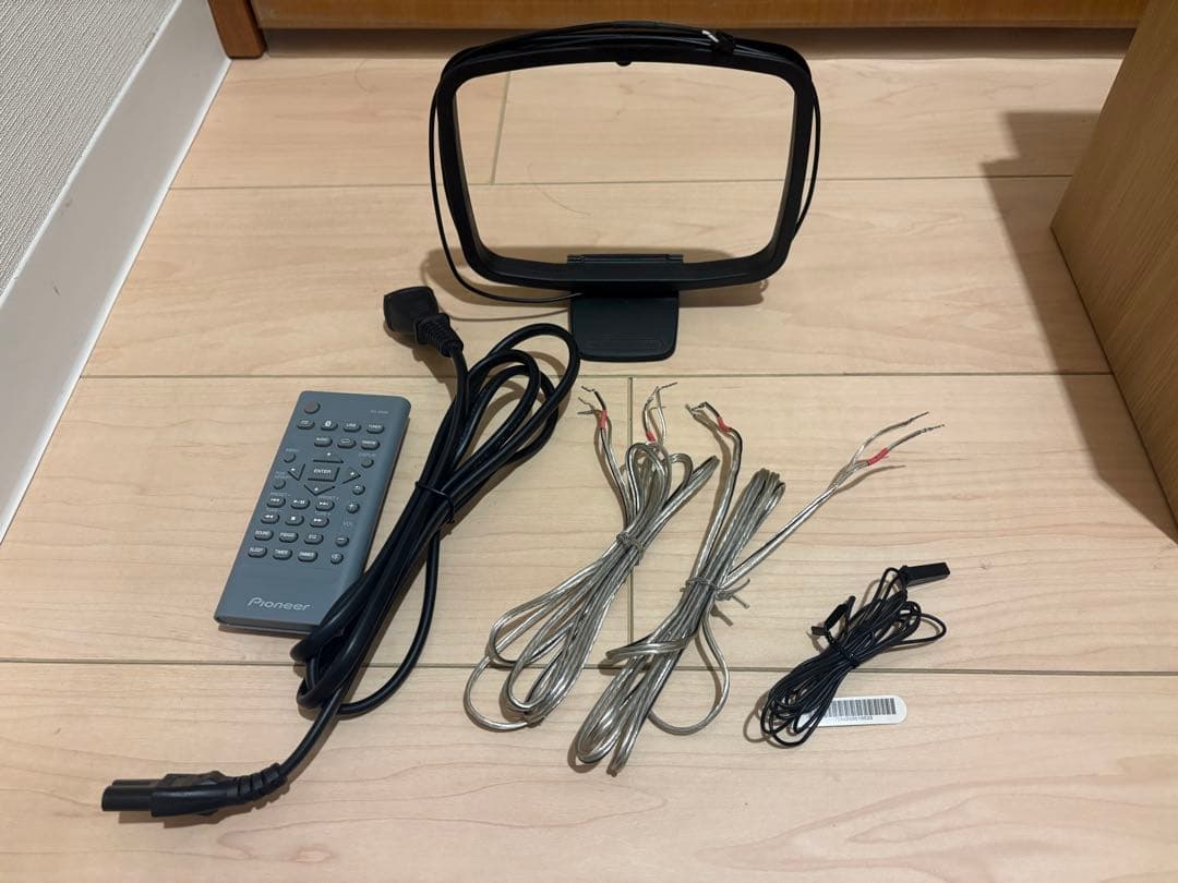 Pioneer X-CM56 ホワイト ミニコンポ リモコン付き パイオニア