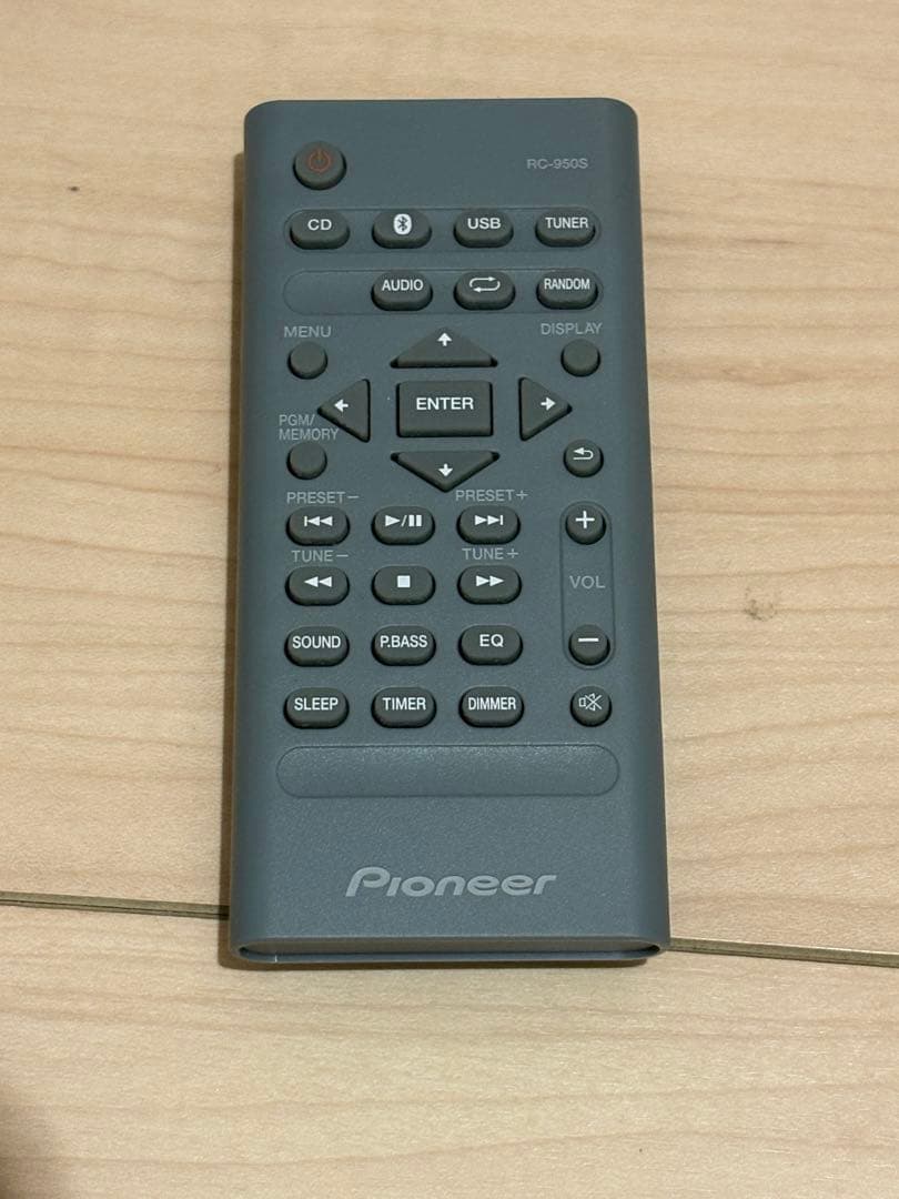 Pioneer X-CM56 ホワイト ミニコンポ リモコン付き パイオニア