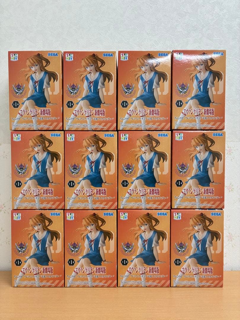 エヴァンゲリヲン　ちょこのせプレミアムフィギュア　アスカ・ラングレー　12個