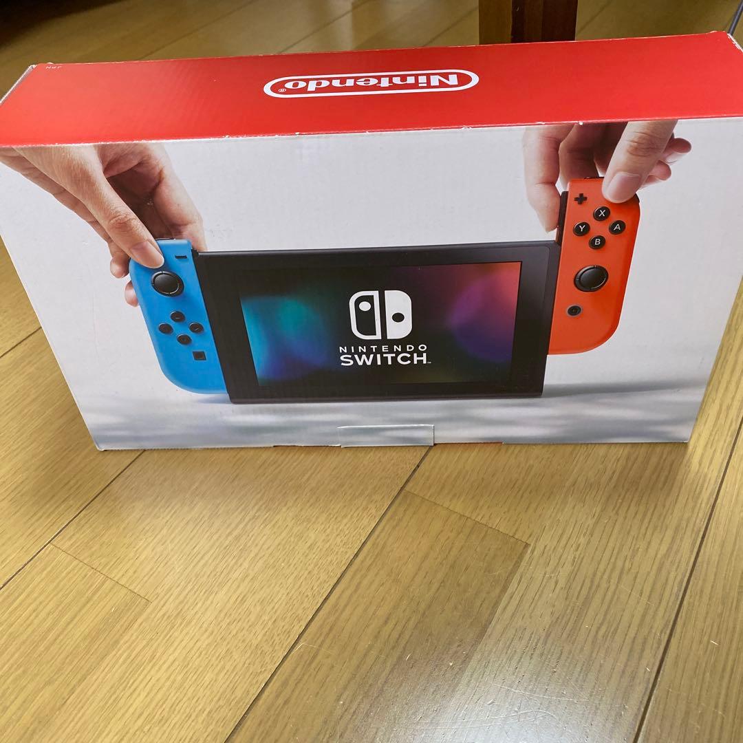 極美品　ニンテンドーSwitch ネオンブルー(旧型)