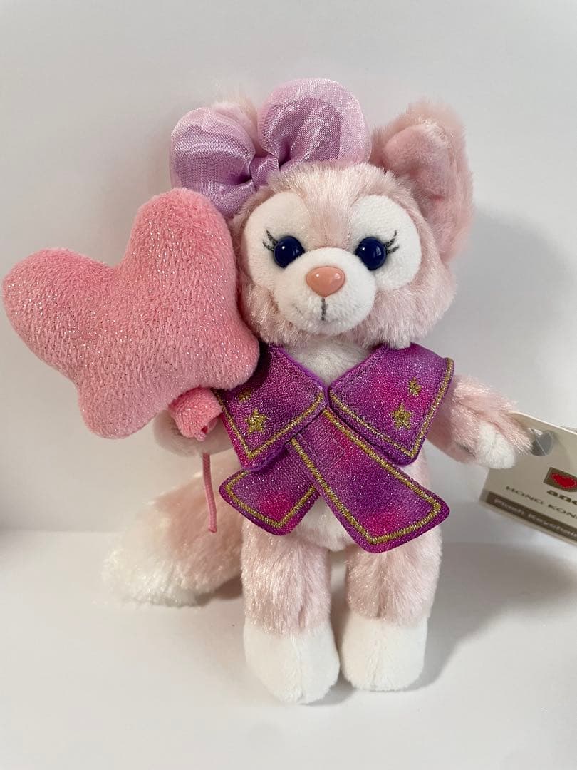 週末セール　香港ディズニーランドステラルーリーナベルぐるみキーチェーン4点セット