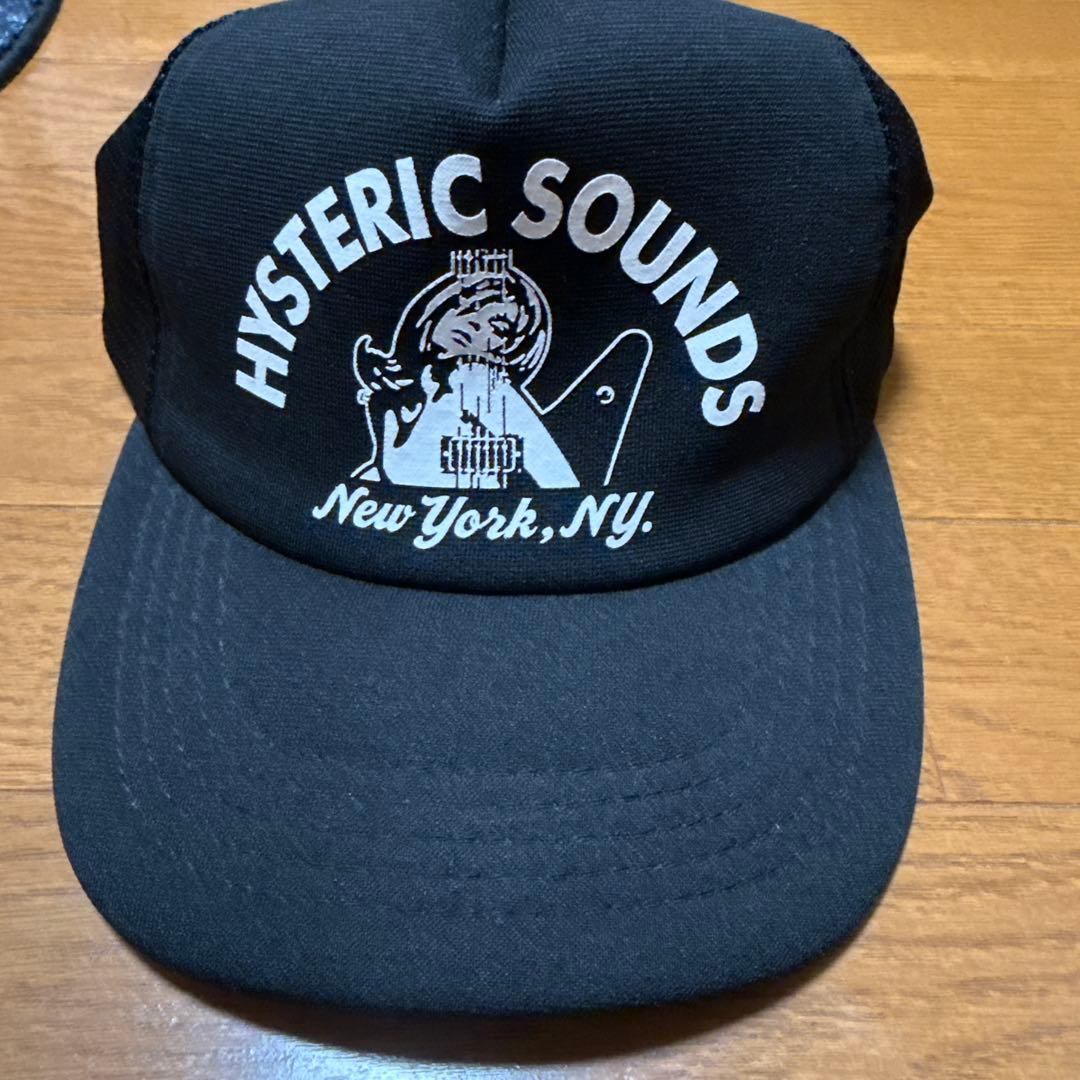 希少品HYSTERIC GLAMOUR ブラックメッシュキャップ