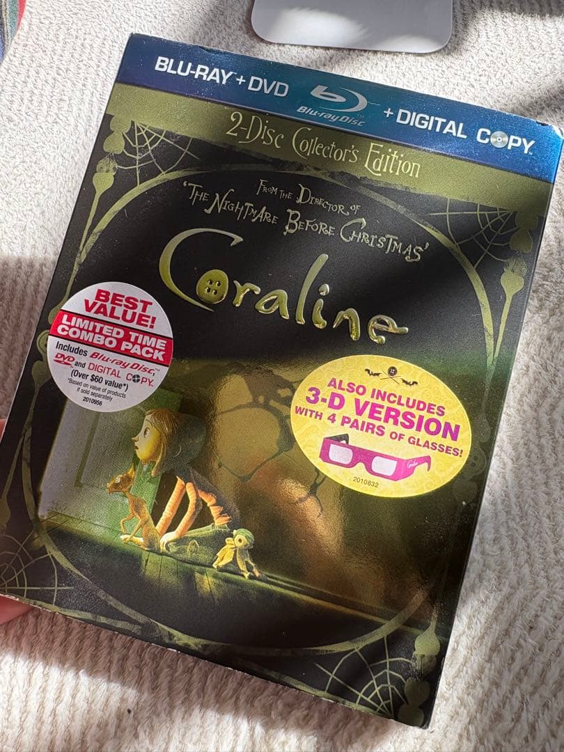 【美品】コラライン3D DVD