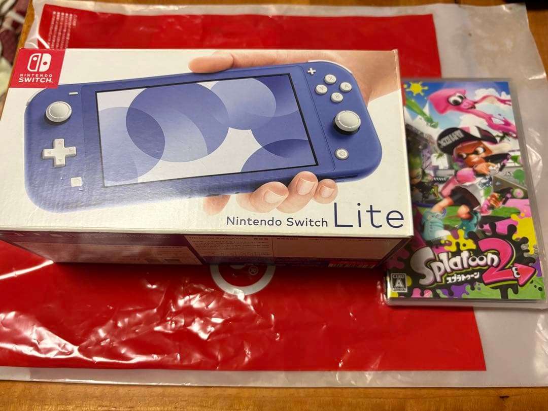 Nintendo Switch Lite 青 + Splatoon 2未開封