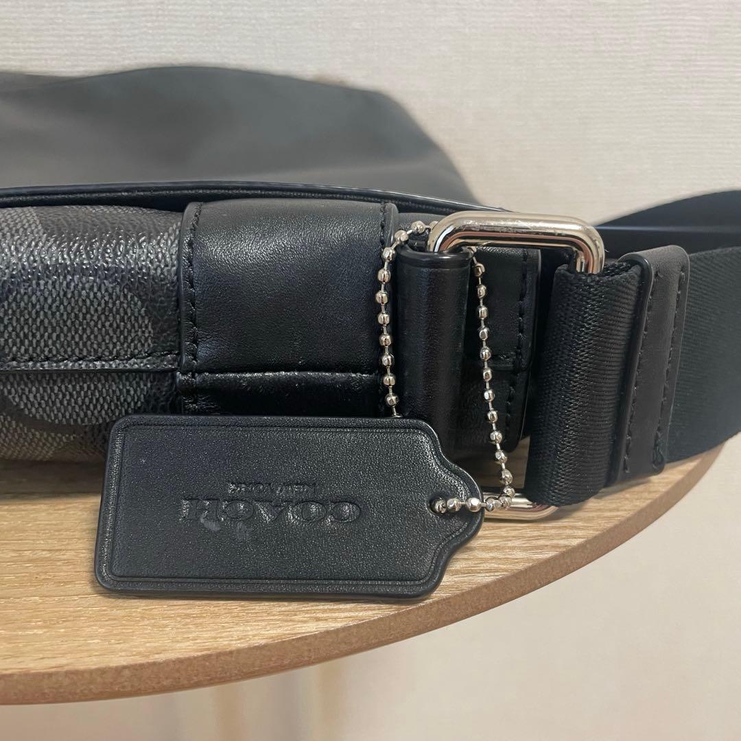 Coach ショルダーバッグ ブラック/グレー