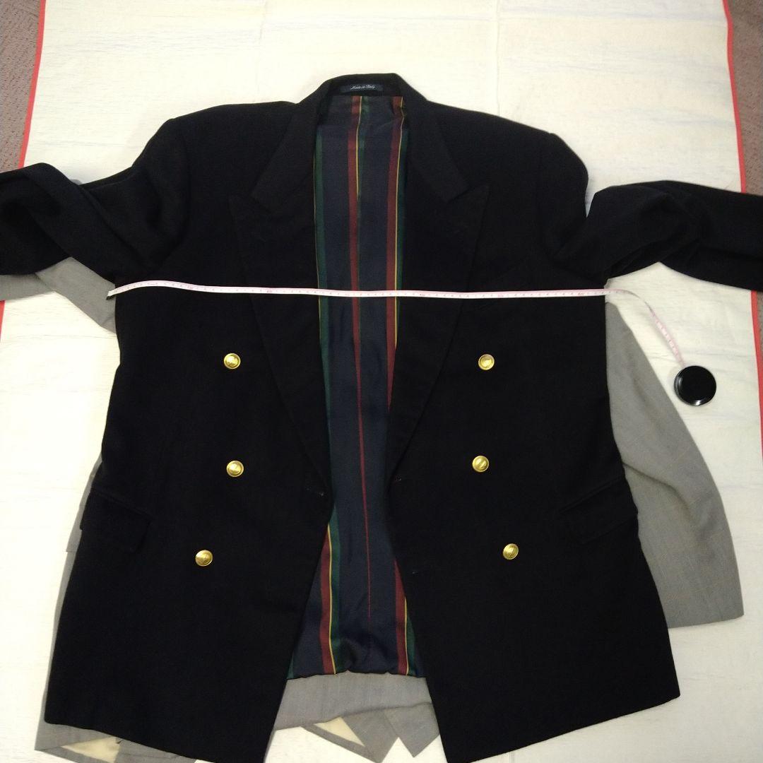 希少 グッチ オールドグッチ ダブル テーラードジャケット 金ボタン ジャケット