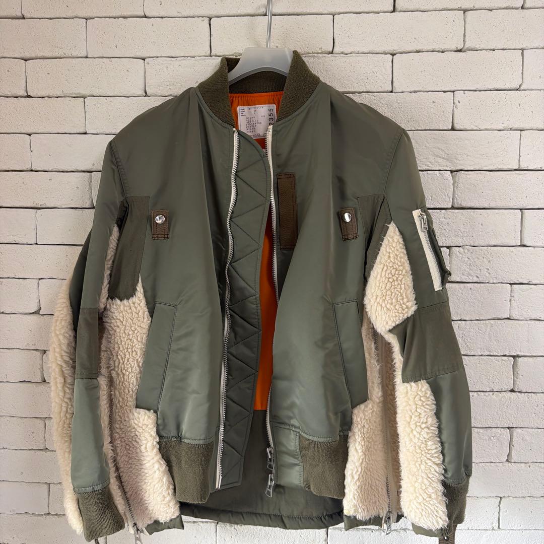 sacai 名品ma-1ブルゾン　サイズ１
