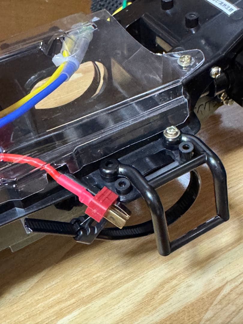 ほぼ新品未走行！タミヤサンダーショット4WDモーター・サーボ・ESC・OP装着車