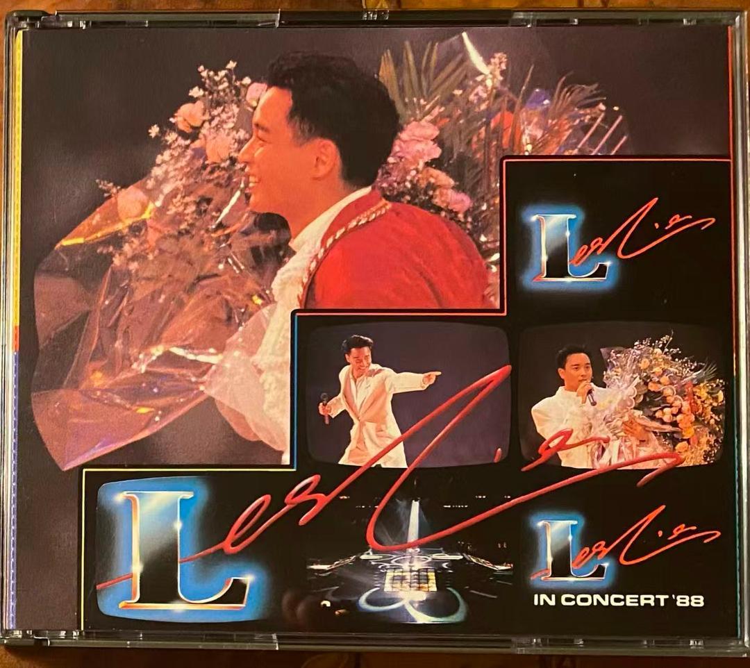 美品廃盤2×CD－張國榮 レスリーチャン1988年「張國榮演唱會 '88」収録盤