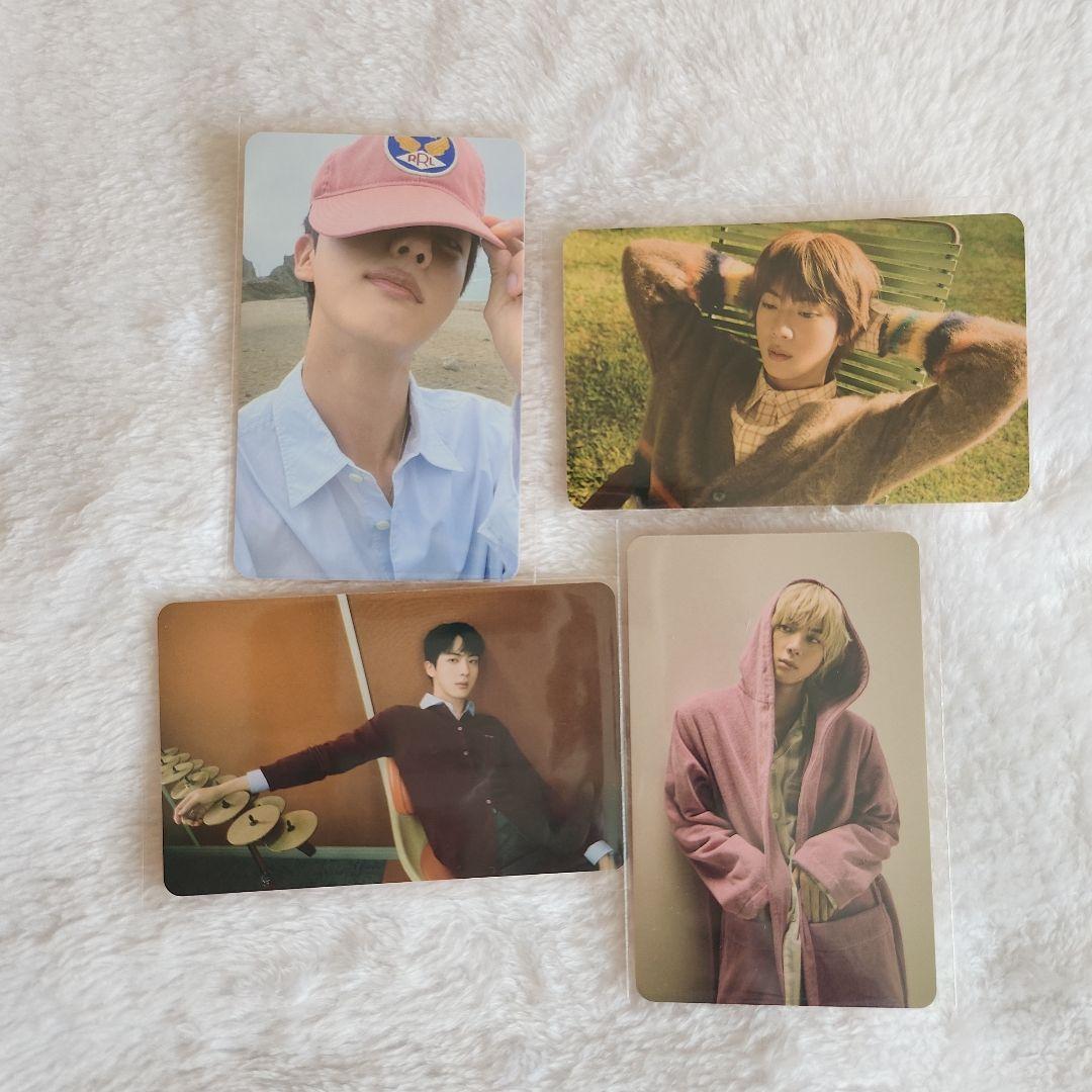 BTS JIN HAPPY 3形態&パワステ ラキドロトレカ4種セット