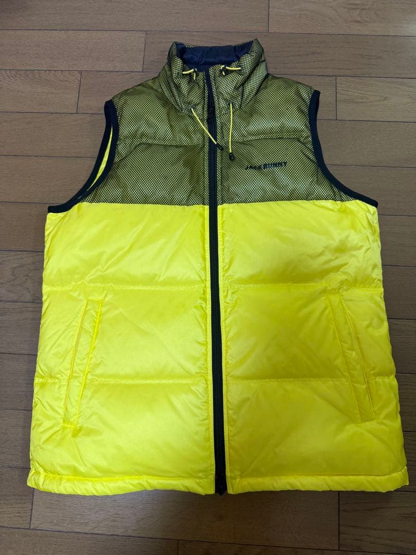 JACK BUNNY イエロー ノースリーブダウンベスト　レディース　サイズXS