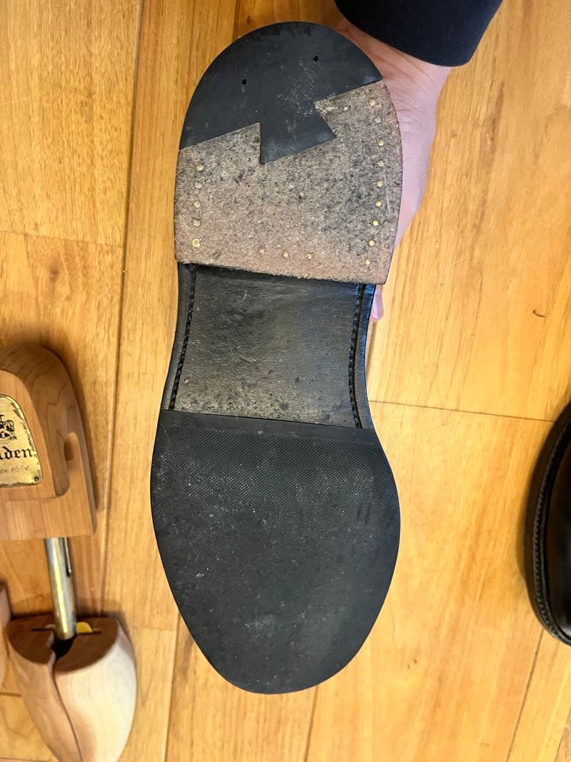 Alden 黒 UA別注9901 プレーントゥ　シューツリー付き