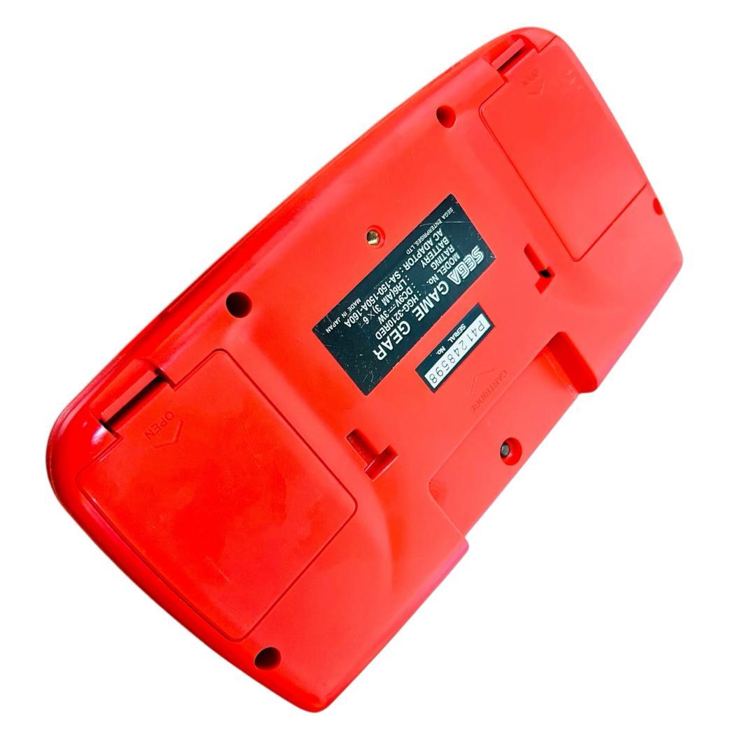 SEGA ゲームギア 本体 RED