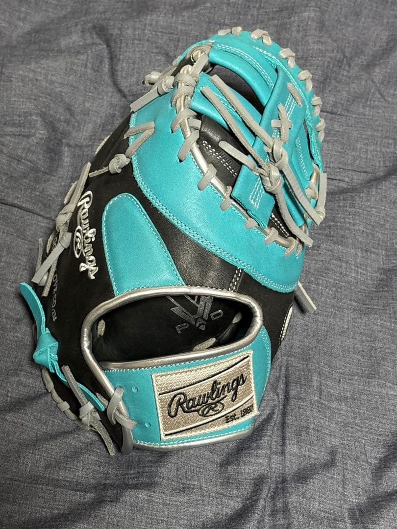 Rawlings ローリングス 軟式ファーストミット ブラックMグリーン 右投用