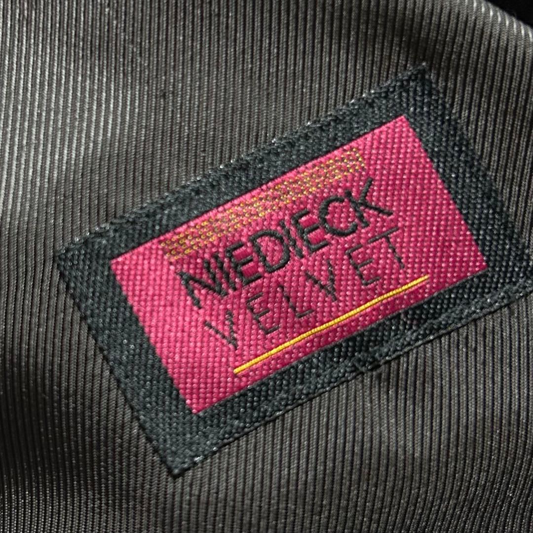 00s レーヨン ベロア テーラードジャケット ヘアラインチェック 光沢 艶