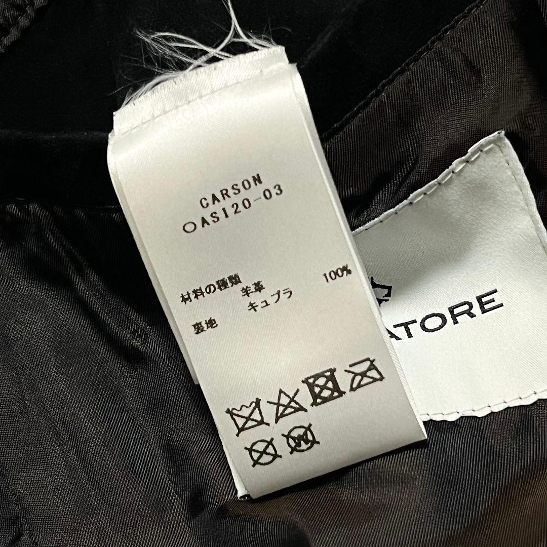 【羊革】【50】TAGLIATORE スエードジャケット 裏地・総柄 メンズ