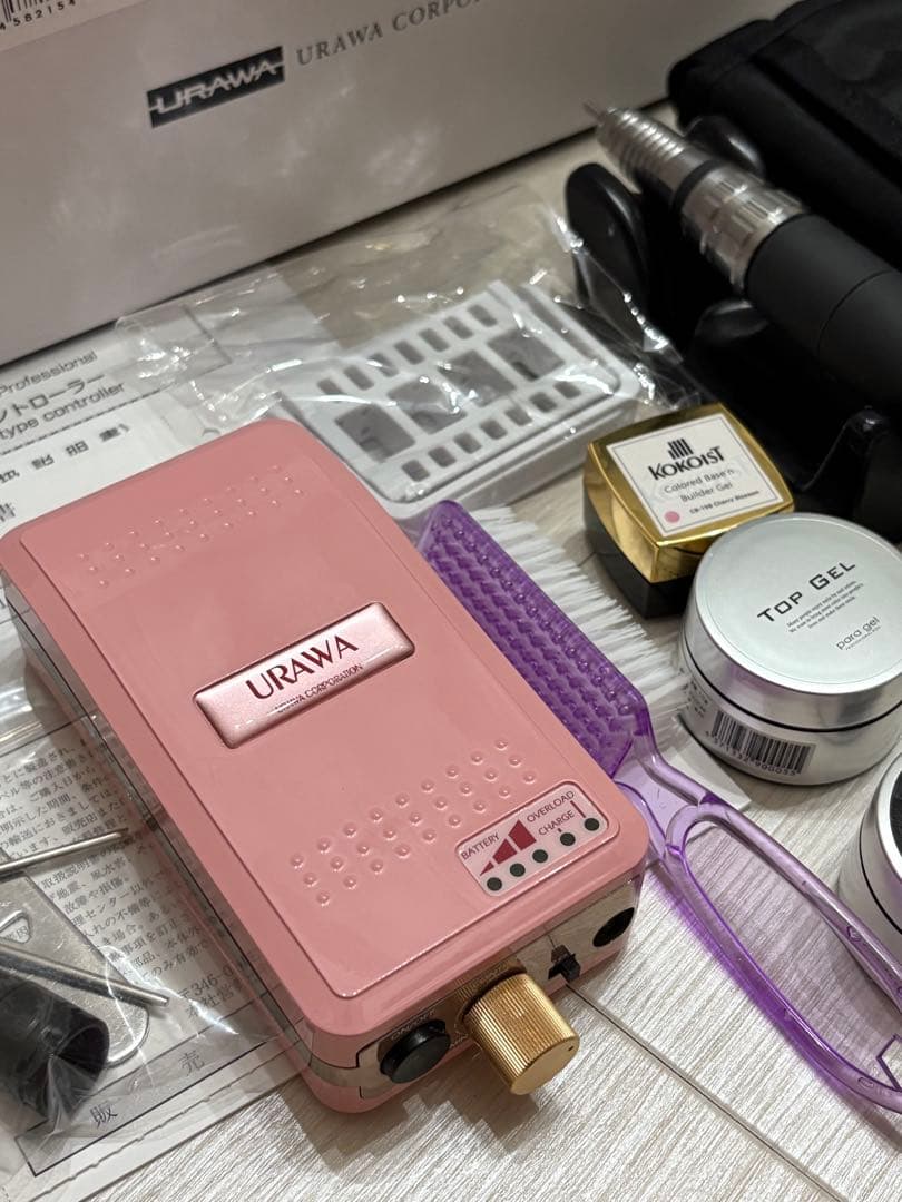 【総額10万】URAWA G3 ネイルマシンセット 限定ピンク パラジェル