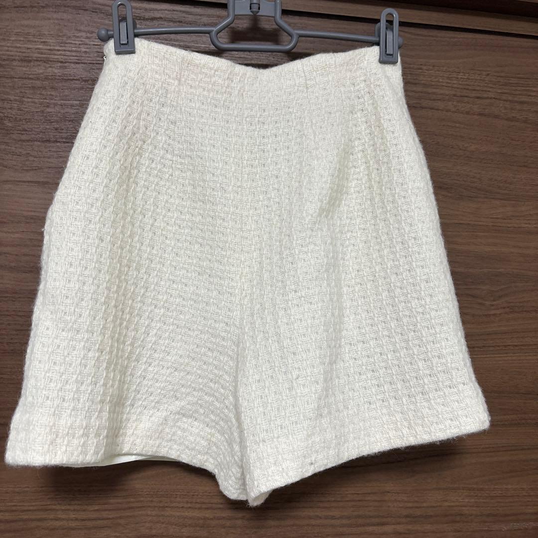 アルアバイル 柄編み ロービング ショートパンツ サイズ2