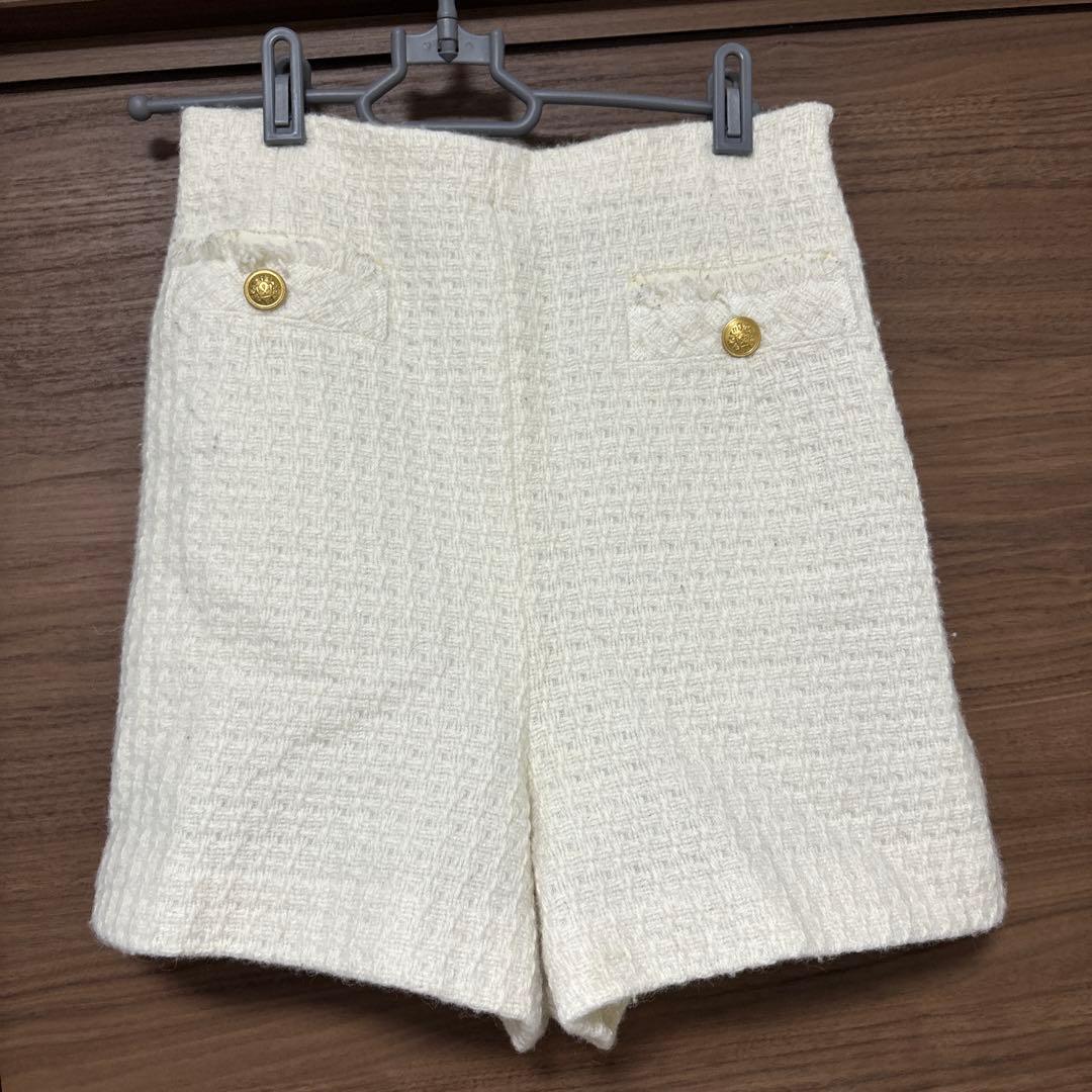 アルアバイル 柄編み ロービング ショートパンツ サイズ2