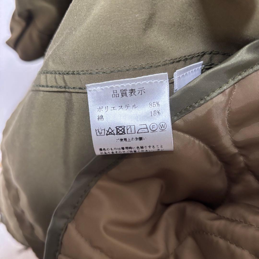 【FASHIRUファシル】新品タグ付 カーキ ライナー付きモッズコート ロング