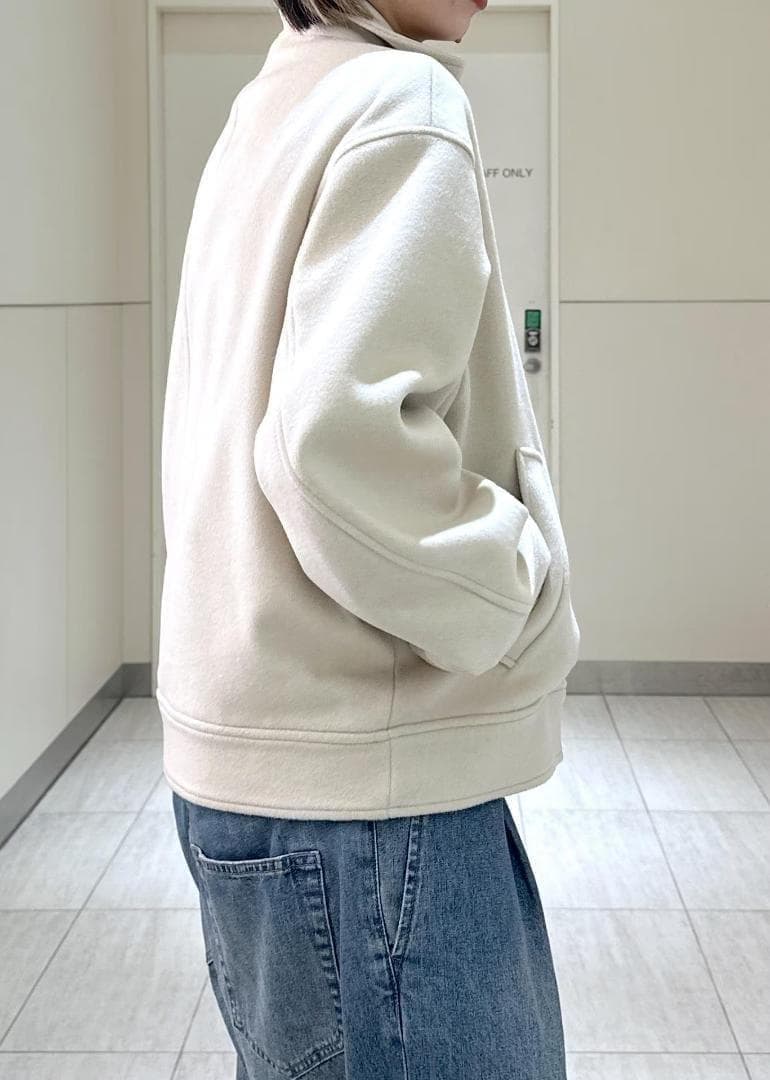 完売品 ADAM ET ROPE FEMME Super120'sウールブルゾン