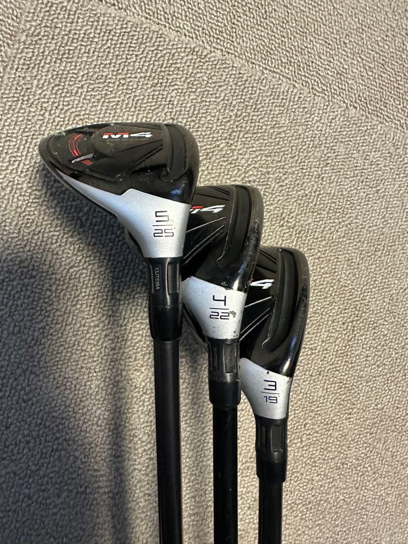 テーラーメイド M4 レスキュー　３本セット　ユーティリティ