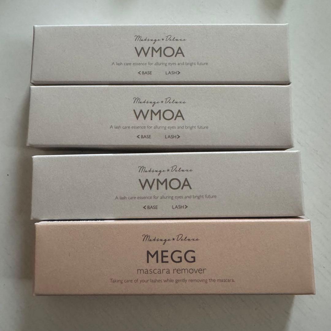 WMOA まつ毛美容液 & MEGG マスカラリムーバー