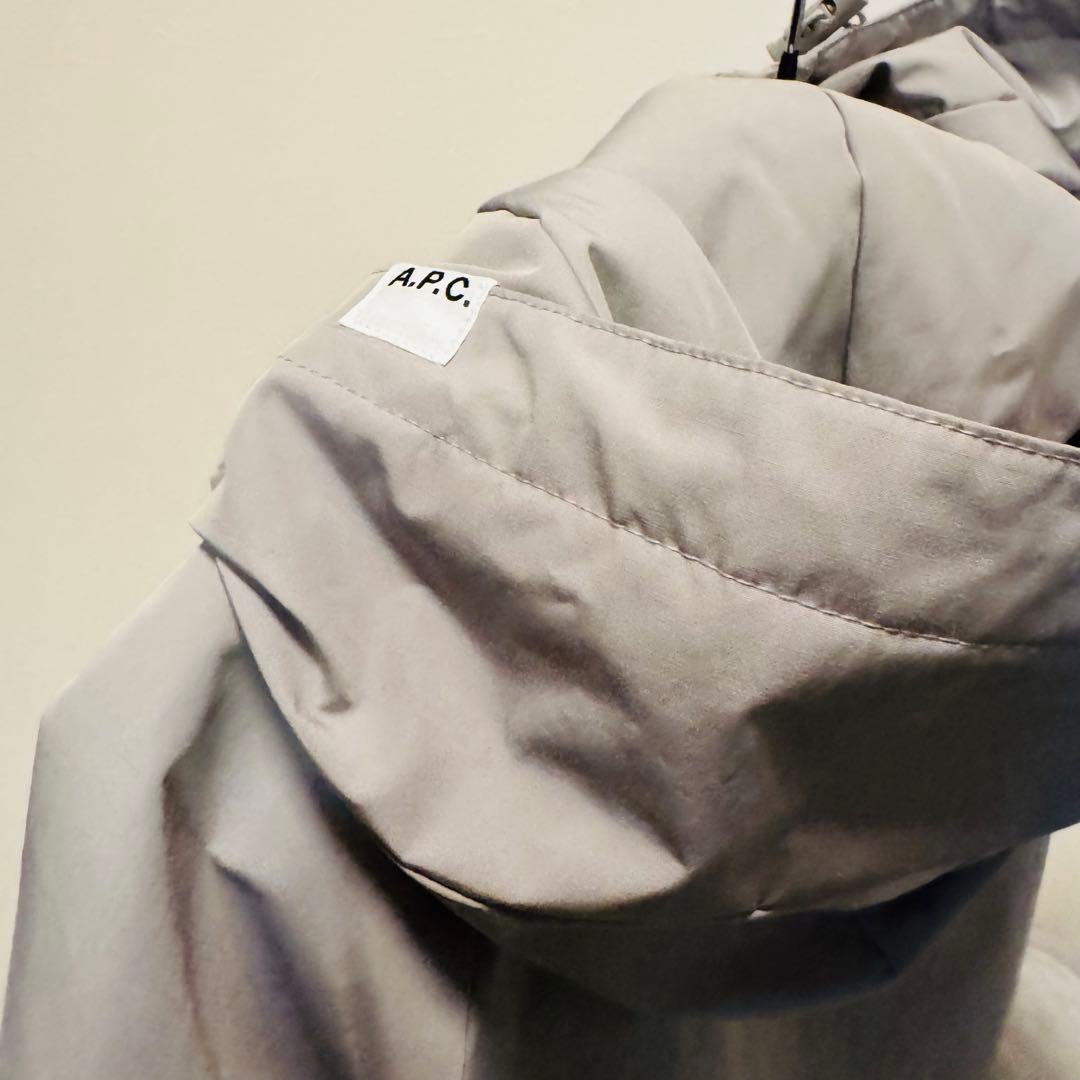 A.P.C. フード付きジャケット グレー アウター XXS
