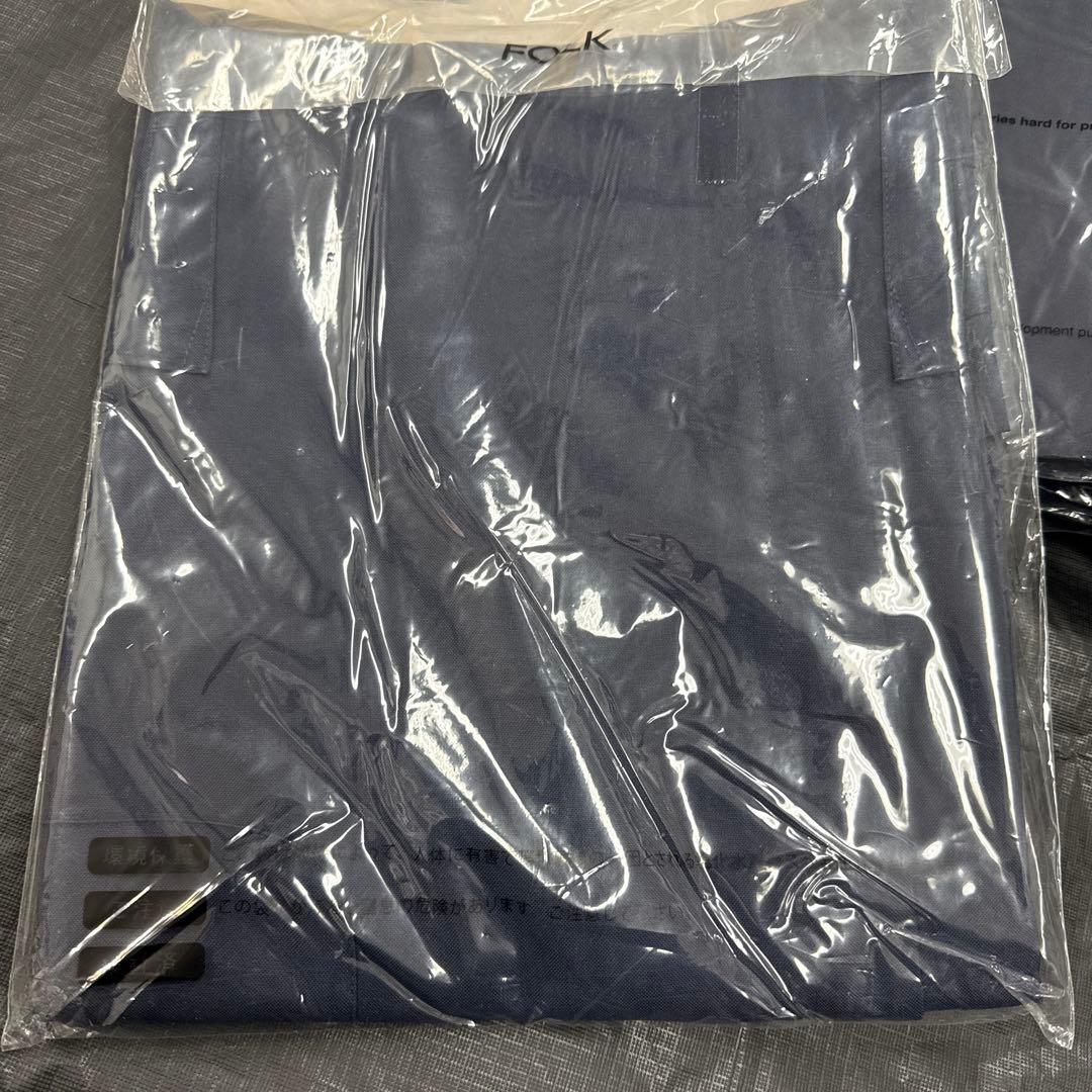 FOLK LL メンズジップスクラブ　ダークネイビー　ポリエステルフォーク5枚