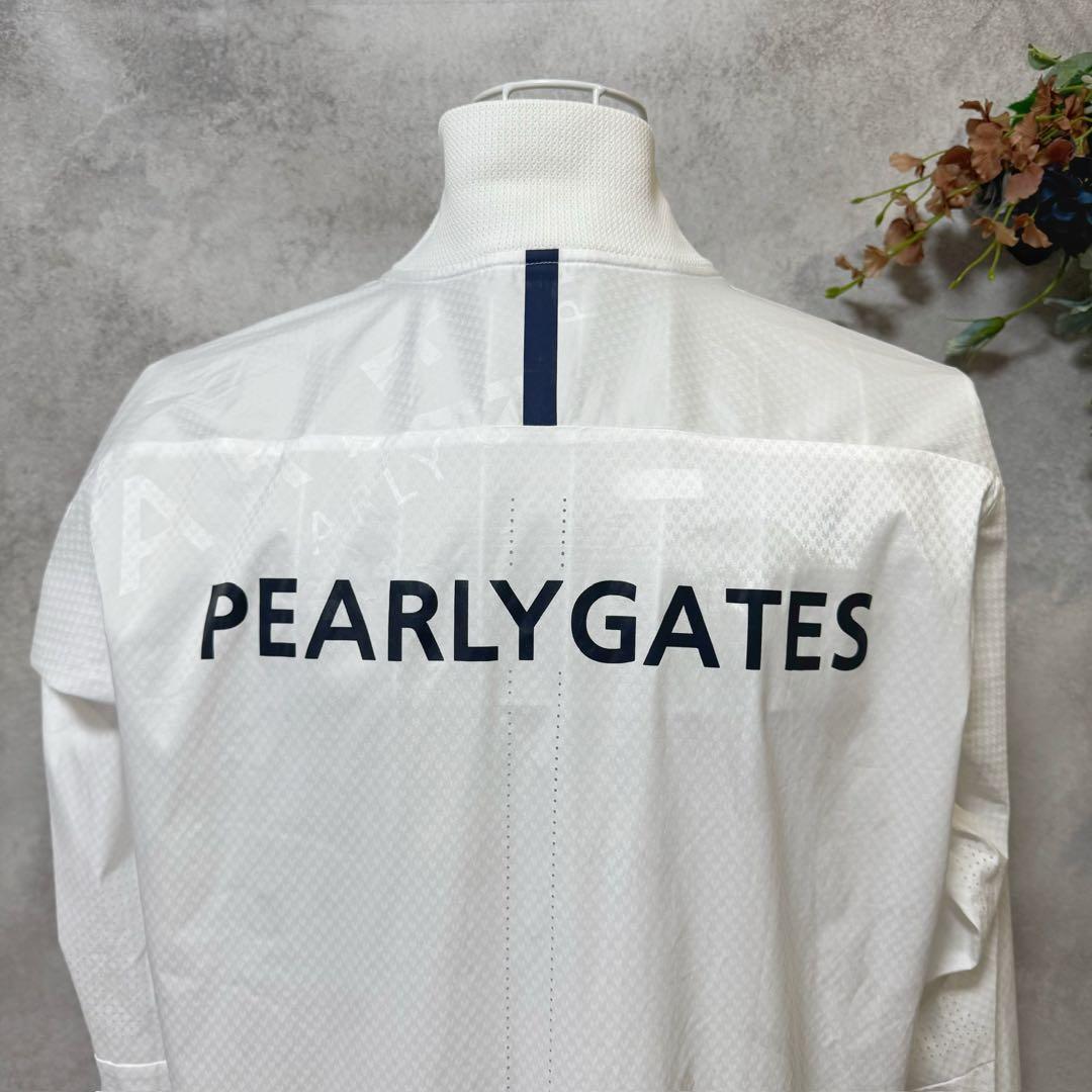 パーリーゲイツ　ナイロンジャケット　ホワイト　ゴルフウェア