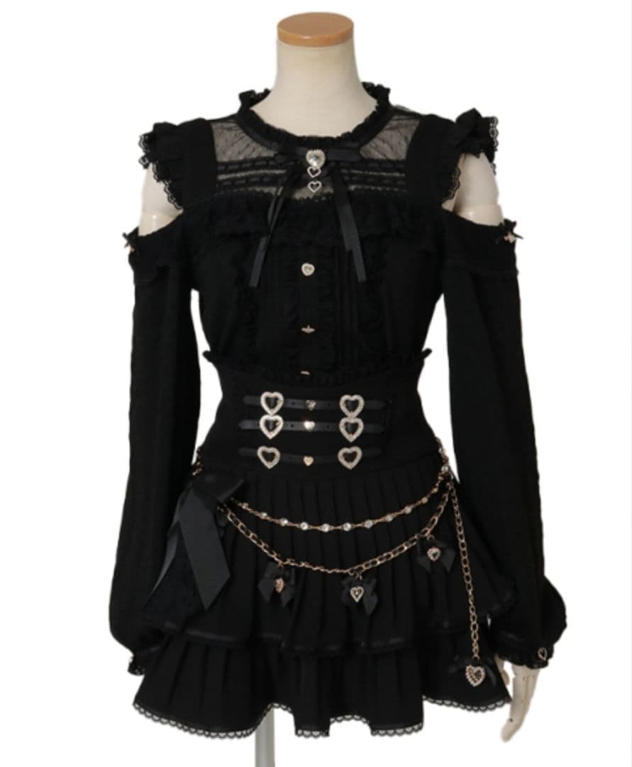 『LIZLISA』肩あきダブルストラップトップス