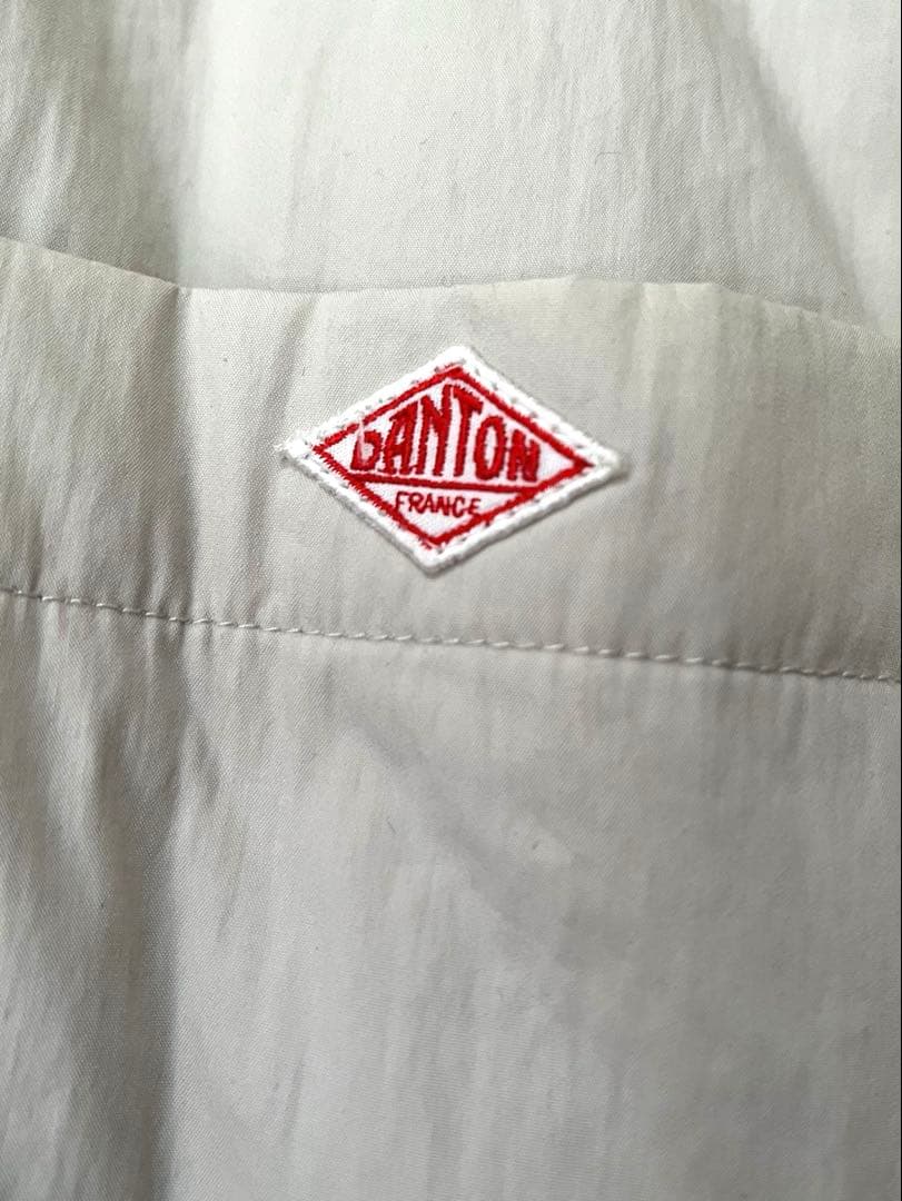 ダントン　インサレーション　フードシャツジャケット　アイボリー　36