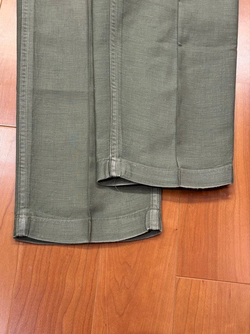 めるうら　70s US ARMY ベイカーパンツ ボタンフライ W32