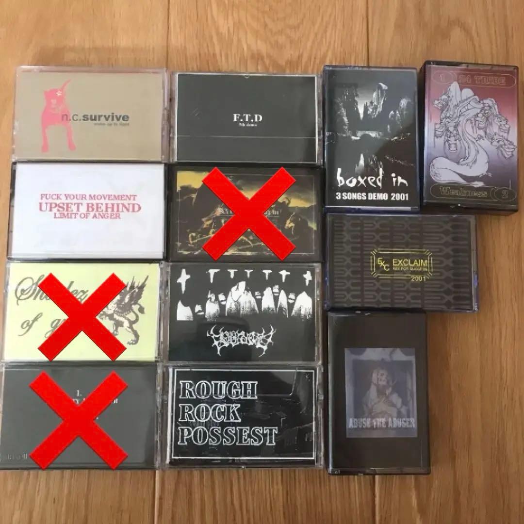 【バラ売り専用】 ハードコアバンド デモテープ