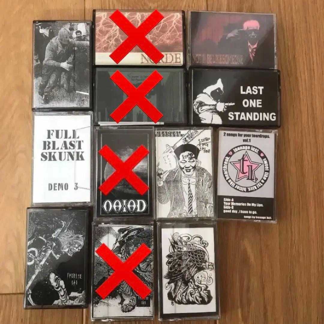 【バラ売り専用】 ハードコアバンド デモテープ