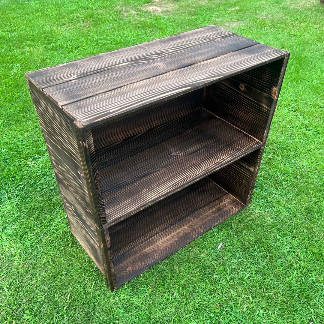 ゆう 新品 焼き目 りんご箱 10箱