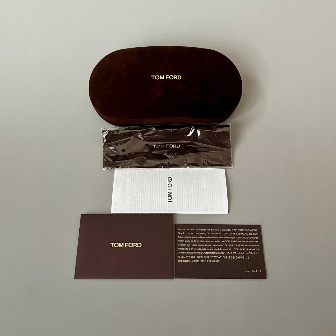 トムフォード メガネ アジアンフィット ウェリントン ブラウン 茶色 おしゃれ