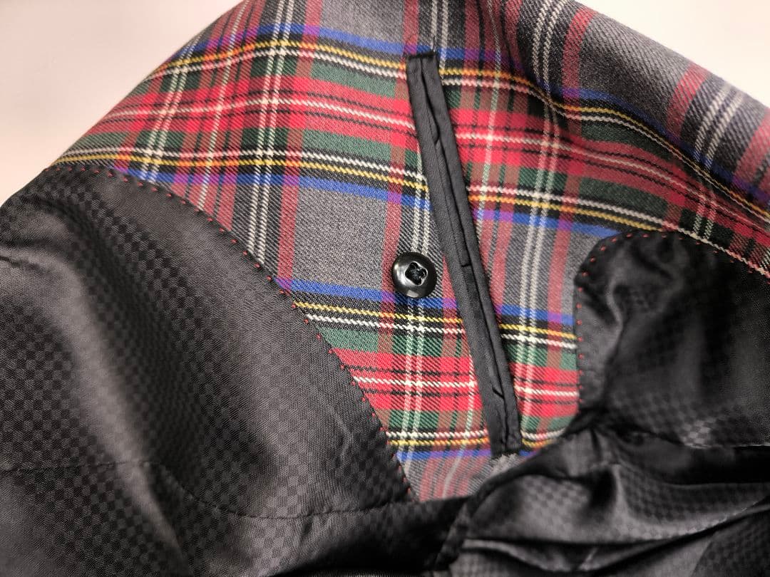 Lam bretta ランブレッタ タータンチェック テーラードジャケット M