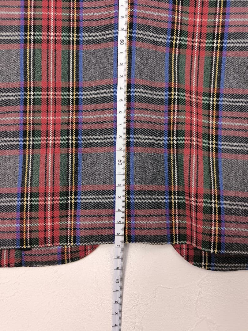 Lam bretta ランブレッタ タータンチェック テーラードジャケット M