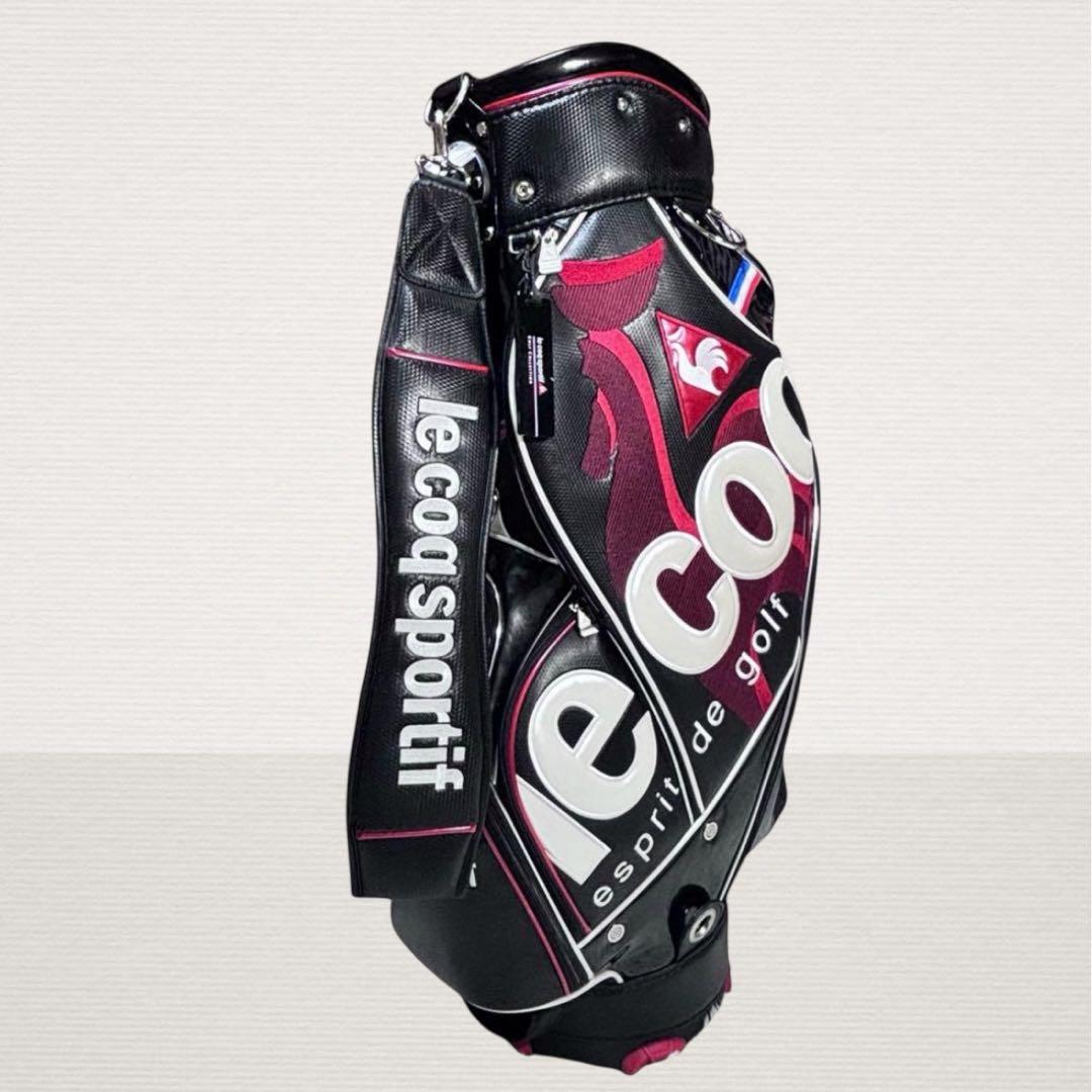 ✨美品✨ le coq sportif キャディバッグ メンズ 9型 ブラック