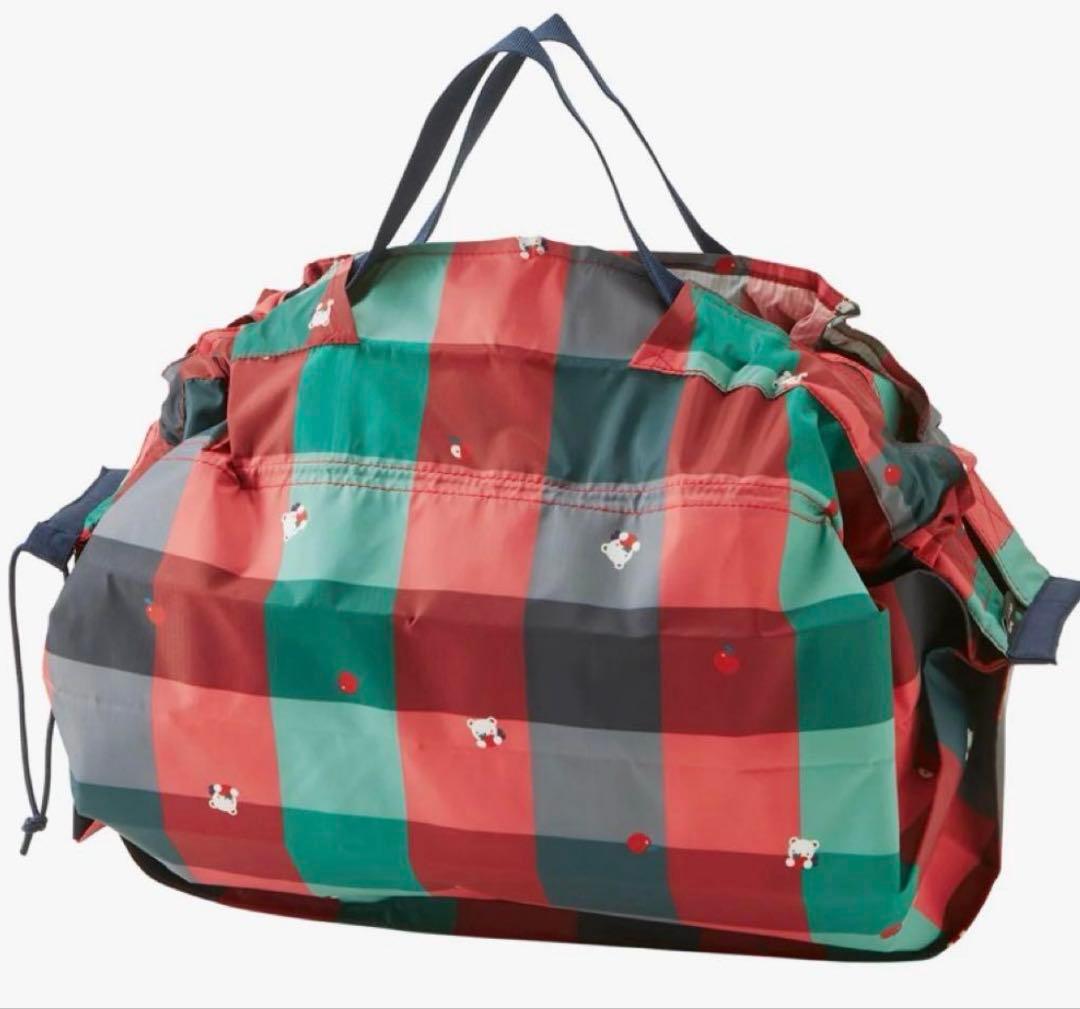 新品 Shupatto 保冷バッグ 20L familiar ファミリアチェック