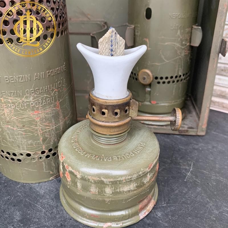 旧チェコ 軍 軍用燃料ストーブ（フィールドストーブ）専用ケース付属