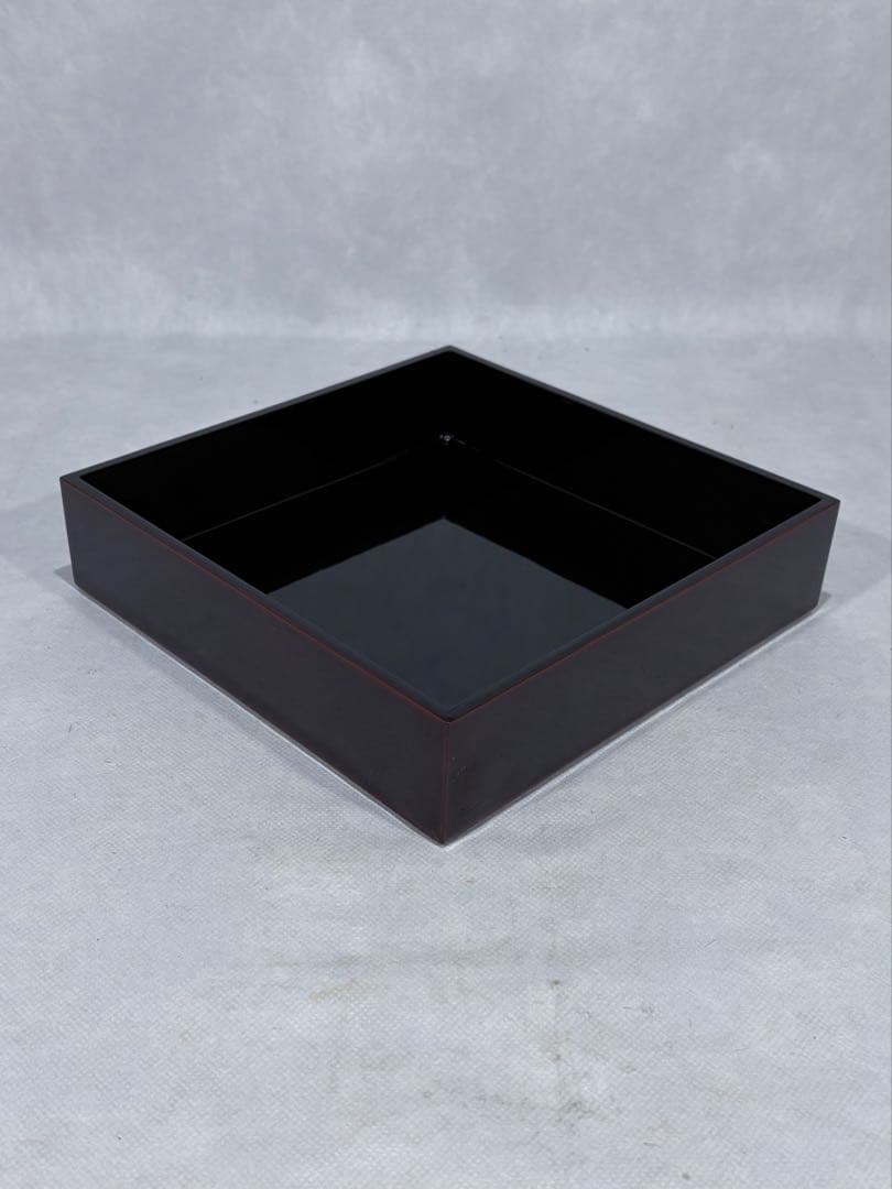 ①輪島塗　光栄堂作　松華堂　五客　美品　共箱　茶道　懐石　送料込